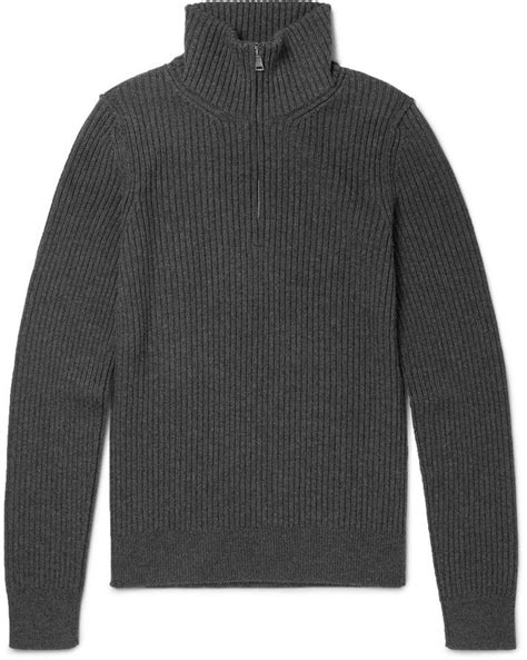 ribbed wool half zip sweater dolce gabbana|Dolce&Gabbana Online Store.